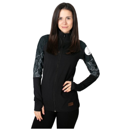 Dámska mikina Drexiss Move Diamond Beach Black čierna