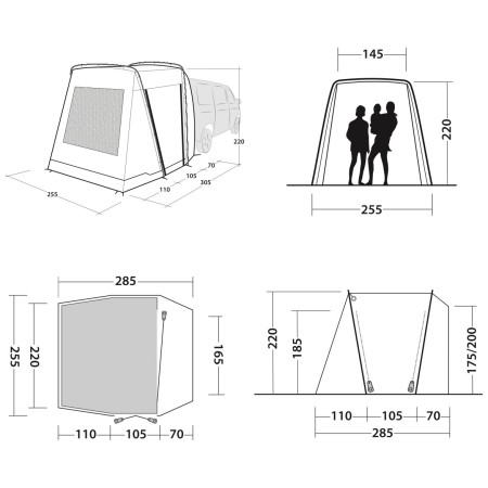 Predstan Outwell Desert Van