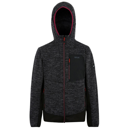 Pánska mikina Regatta Alven čierna/sivá BlkMarl/Blak