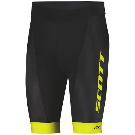 Pánske cyklistické kraťasy Scott M's RC Team ++ čierna/žltá black/sulphur yellow