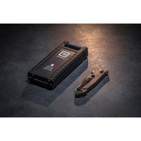 Nôž TB OUTDOOR Monobloc Knife Impact 127 Black Pvd G10