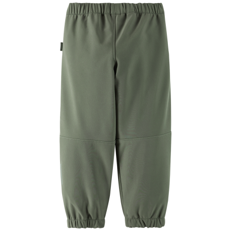 Detské softshellové nohavice Reima Oikotie Greyish Green