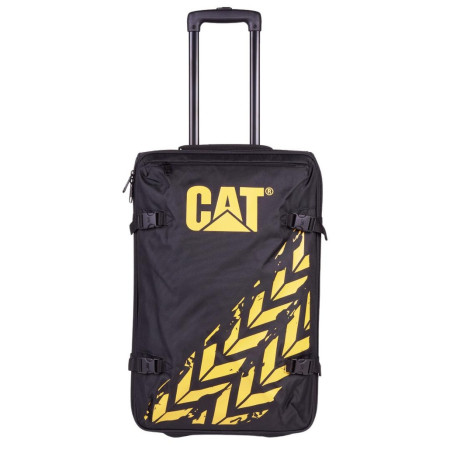Cestovný kufor Caterpillar CAT Track M čierna/žltá černo žlutý