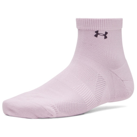 Dámske ponožky Under Armour UA Women's Vanish 3pk Qtr ružová Mauve Pink / Titanium / Purple Echo