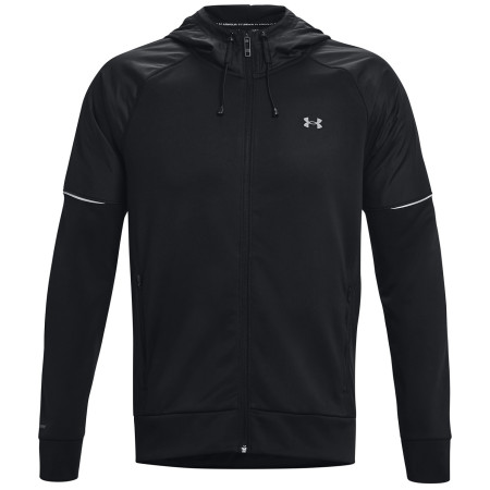 Pánska mikina Under Armour AF Storm FZ Hoodie čierna Black / / Pitch Gray