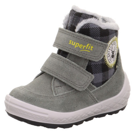 Detské zimné topánky Superfit Groovy 2.0 Grün/Grau sivá Grün/Grau