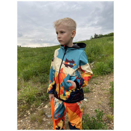 Detská softshellová bunda WAMU Mountain Bike