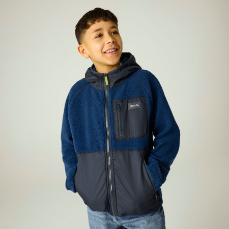 Detská mikina Regatta Munro Hybrid Jacket AviBlueNavy