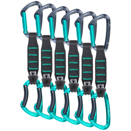 Expresky Skylotec Lime Set Nylon PRO - 6 PACK sivá/zelená Anthracite/Acquamarine
