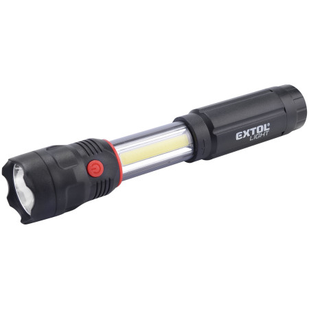 Svietidlo Extol 100lm, CREE + 150l, COB s magnetom