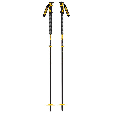 Skialpové palice K2 Lockjaw Carbon Plus čierna/žltá