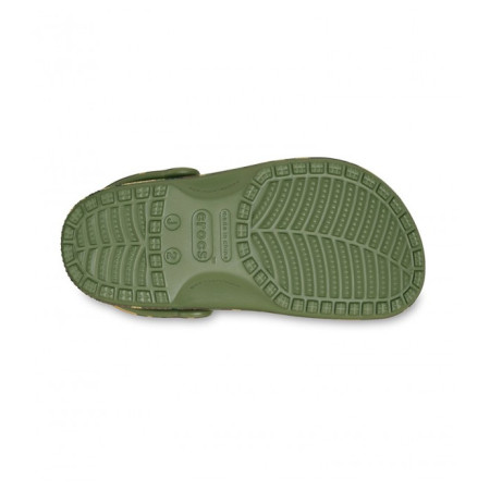 Detské papuče Crocs Classic Camouflage Clog Army Green/Multi