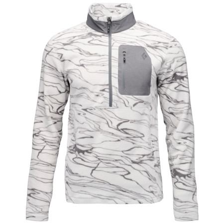 Pánska mikina Black Diamond Rift HZ Fleece Jacket sivá Relief-Alloy-Steel Grey