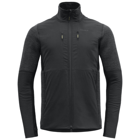 Pánska funkčná mikina Devold Tinden Hybrid Merino Jkt čierna Anthracite