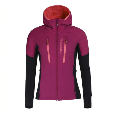 Dámska bunda Progress Fantoma Jacket fialová/čierna