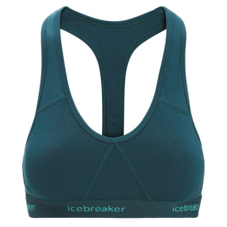 Športová podprsenka Icebreaker Women Sprite Racerback Bra zelená Green Glory