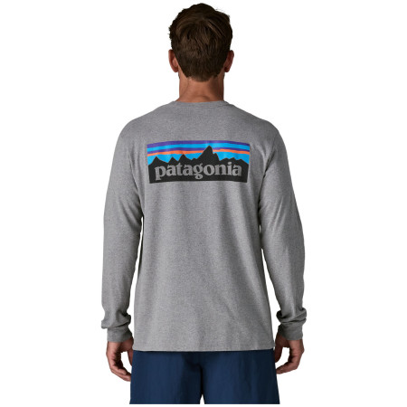 Pánske tričko Patagonia P-6 Logo Responsibili Tee LS