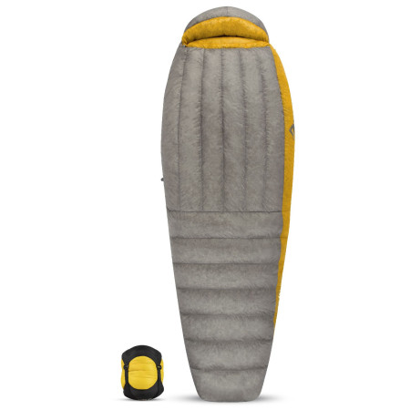 Páperový spacák Sea to Summit Spark SpIV Long šedá Dark Grey / Yellow