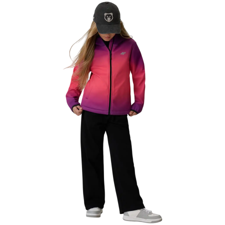 Detská softshellová bunda 4F Softshell Jacket F603 Multicolour 3 Allover