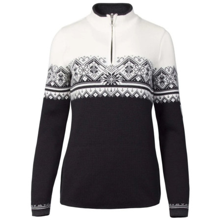 Dámsky sveter Dale of Norway Moritz Fem Sweater čierna/biela Black White Darkcharcoal
