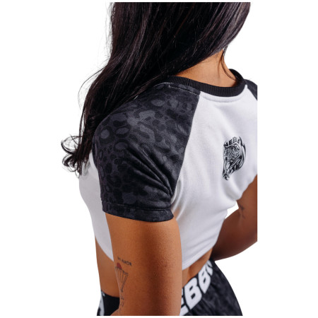 Dámske tričko Nebbia Crop Top Leopard '97 Primal