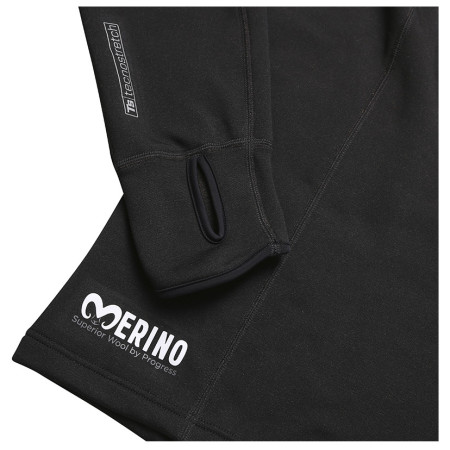 Pánska funkčná mikina Progress Torez Zip Merino