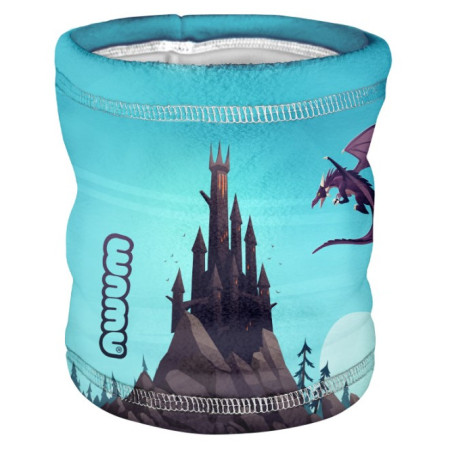 Detský nákrčník WAMU Dragon Fantasy modrá BLUE