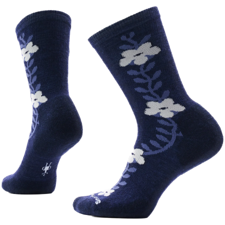 Ponožky Smartwool Women's Everyday Garden Vine Crew Socks modrá