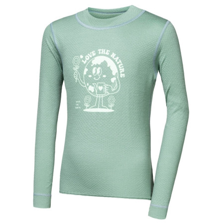 Detské funkčné tričko Sensor Merino DF Planet Basil Green svetlozelená Basil Green