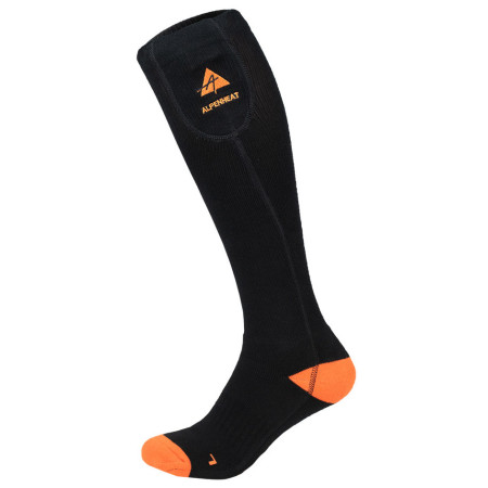 Vyhrievané ponožky Alpenheat FireSocks čierna/oranžová black / orange