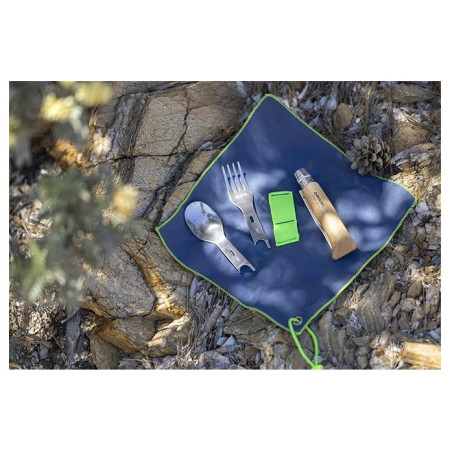 Príbor Opinel Picnic Plus s vidličkou/lžící/ubrouskem