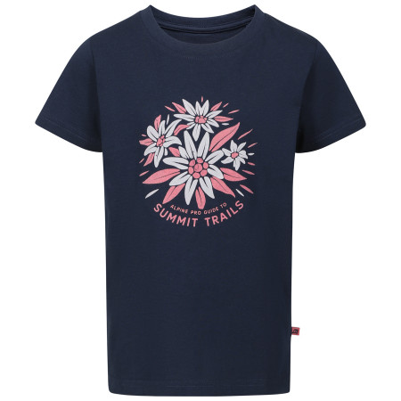 Detské tričko Alpine Pro Dallo 3 Moonlit Ocean tmavomodrá MOONLIT OCEAN VARIANTA PA