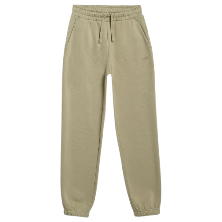 Detské tepláky 4F Trousers Cas M1245 svetlozelená LIGHT GREEN