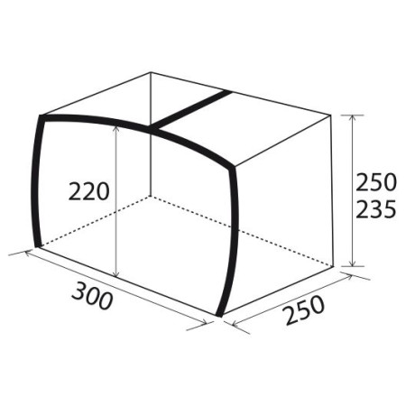 Prístrešok Brunner Skia 300 Aerocampin