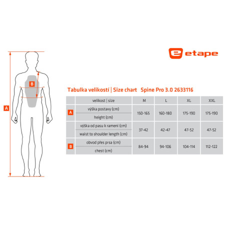 Chránič chrbtice Etape Spine Pro 3.0