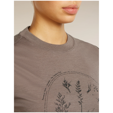Dámske tričko Icebreaker Merino 150 Tech Lite SS Crop Tee Seed Story