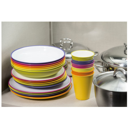 Sada tanierov Omada SANALIVING DinnerPlate Set 4x Plate 24xh2cm