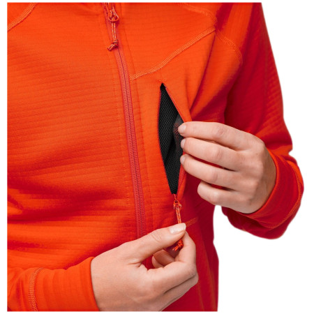 Dámska bunda Fjällräven Abisko Grid Fleece Hoodie W