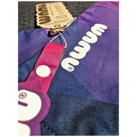 Detské softshellové nohavice WAMU Mozaika purple