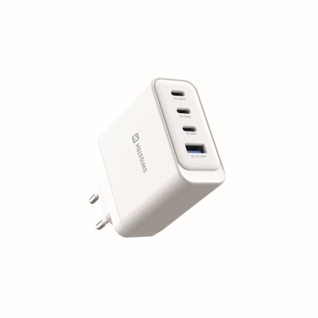 Adaptér Swissten GaN 2X USB-C 100W + 1X USB-C 20W + 1X USB-A 30W