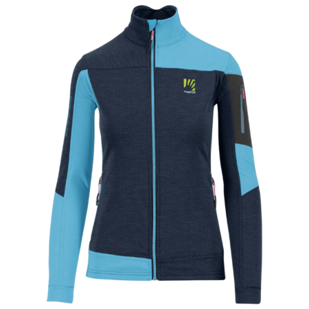 Dámska funkčná mikina Karpos Cherz W Fleece modrá Midnight/Blue Atoll