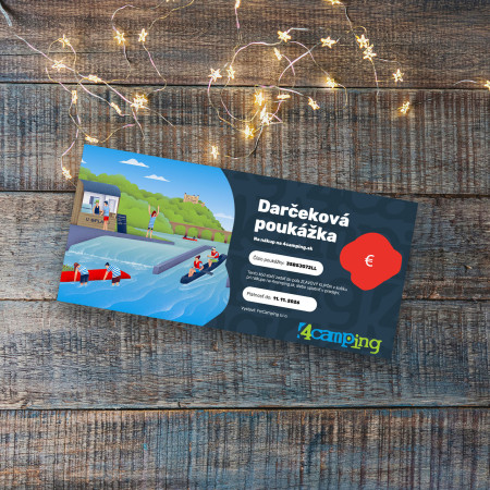 Voucher 4camping Elektronický darčekový poukaz