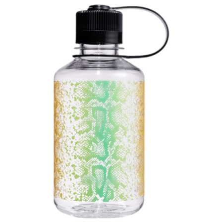 Fľaša Nalgene Narrow Mouth Animal Print 500 ml zelená/žltá Clear Rainbow Snake