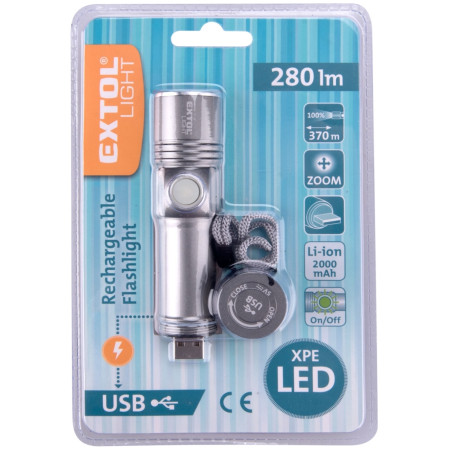 Svietidlo Extol XPE LED 280lm