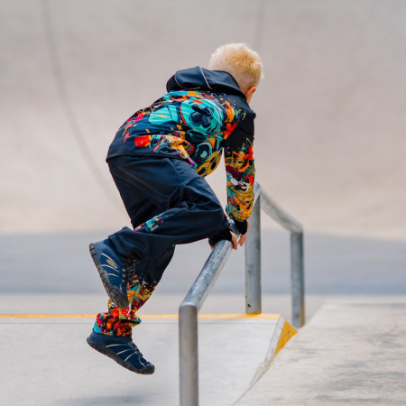 Detské softshellové nohavice WAMU Game On