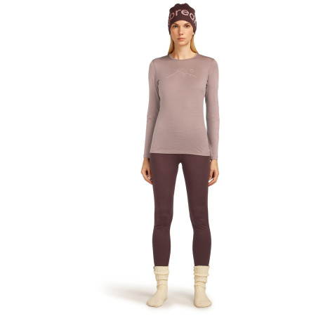 Dámske funkčné tričko Icebreaker Women Merino 200 Oasis LS Crewe Rainer Ridge