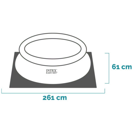 Bazén Intex Easy Set 244x61 cm