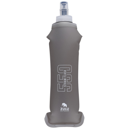 Skladacia fľaša Zulu Strap Flask 550 sivá grey