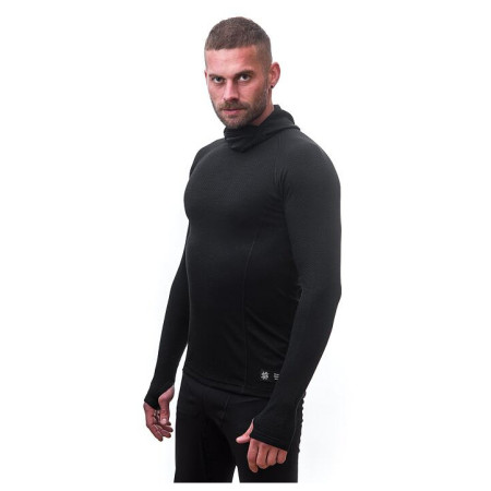 Pánske funkčné tričko Sensor Merino DF s kapucňou