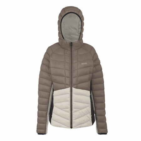 Dámska bunda Regatta Women’s Hooded Dalent svetlohnedá Moc/PerPl/Bk